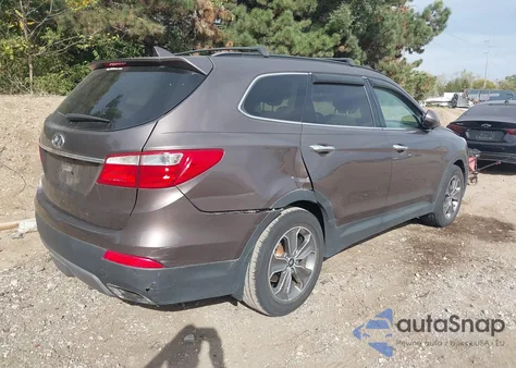 2013 Hyundai Santa Fe Gls from USA, damaged, VIN KM8SM4HF9DU025549